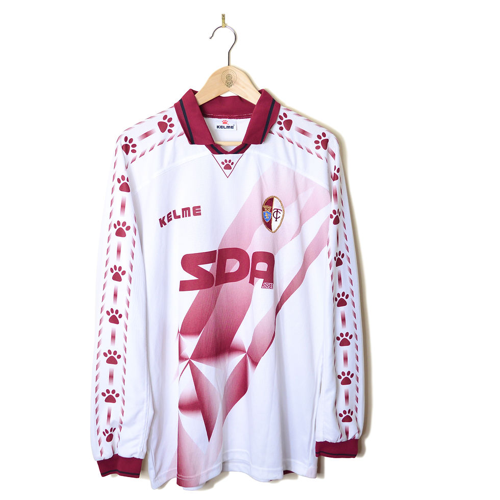 TORINO AWAY FOOTBALL SHIRT 1996/97 L/S #15 PELE