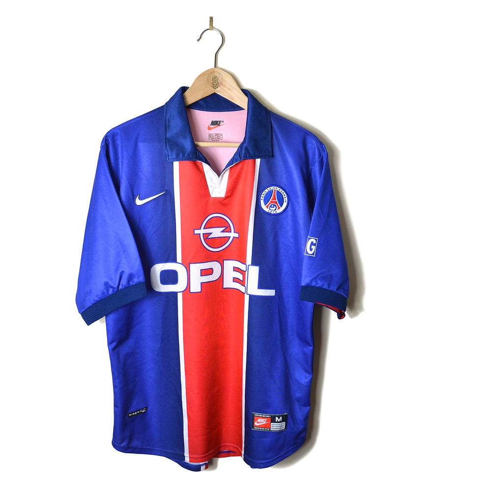 PARIS SAINT-GERMAIN PSG HOME FOOTBALL SHIRT SOCCER JERSEY 1998 1999 NIKE OPEL