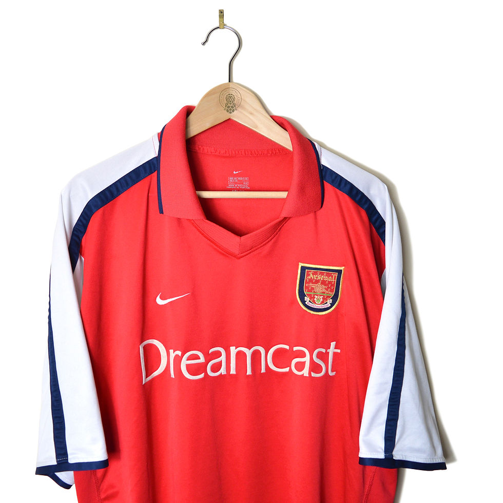 Thumbnail: ARSENAL CLASSIC RETRO VINTAGE HOME FOOTBALL SHIRT SOCCER JERSEY 2000 2001 2002 NIKE DREAMCAST