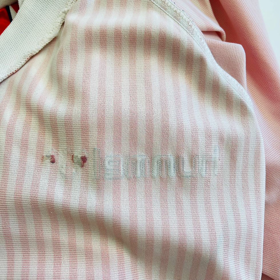 Thumbnail: DENMARK HOME FOOTBALL SHIRT 1986