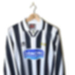 Thumbnail: JUVENTUS JUVE CLASSIC RETRO VINTAGE HOME FOOTBALL SHIRT SOCCER JERSEY 1994 1995 L/S LONG SLEEVE KAPPA DANONE 90'S