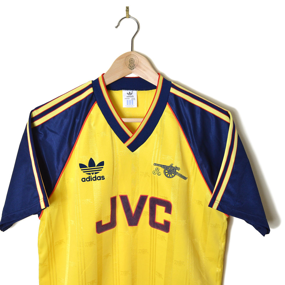 ARSENAL CLASSIC RETRO VINTAGE AWAY FOOTBALL SHIRT SOCCER JERSEY 1988 1989 1990 1991 JVC ADIDAS