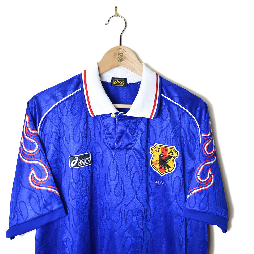 JAPAN CLASSIC RETRO VINTAGE HOME FOOTBALL SHIRT SOCCER JERSEY 1998 1999 ASICS WORLD CUP 98 90'S
