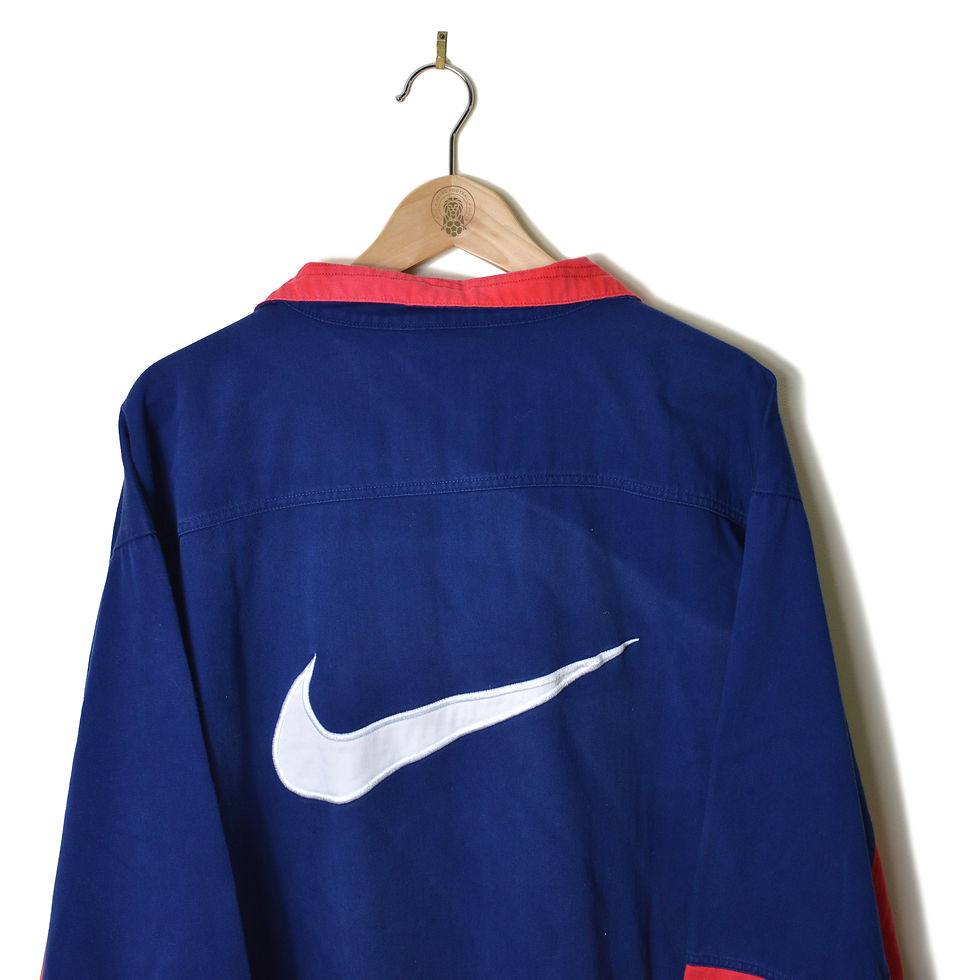Thumbnail: ARSENAL CLASSIC RETRO VINTAGE NIKE FOOTBALL DRILL TRACK TOP JACKET 1996