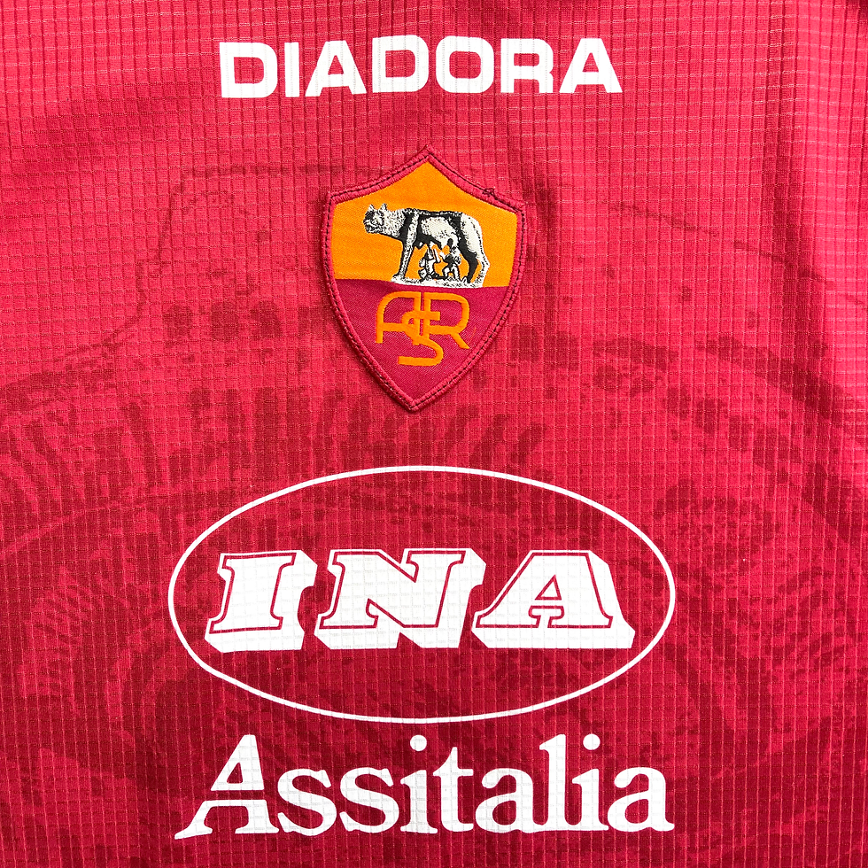 Thumbnail: ROMA HOME FOOTBALL SHIRT 1997/98