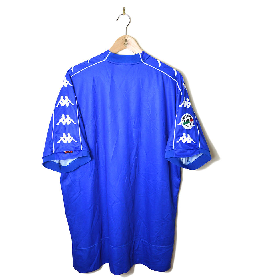 Thumbnail: JUVENTUS JUVE PLAYER SPEC ISSUE UEFA CUP EUROPEAN AWAY THIRD FOOTBALL SHIRT SOCCER JERSEY 1999 2000 KAPPA SONY