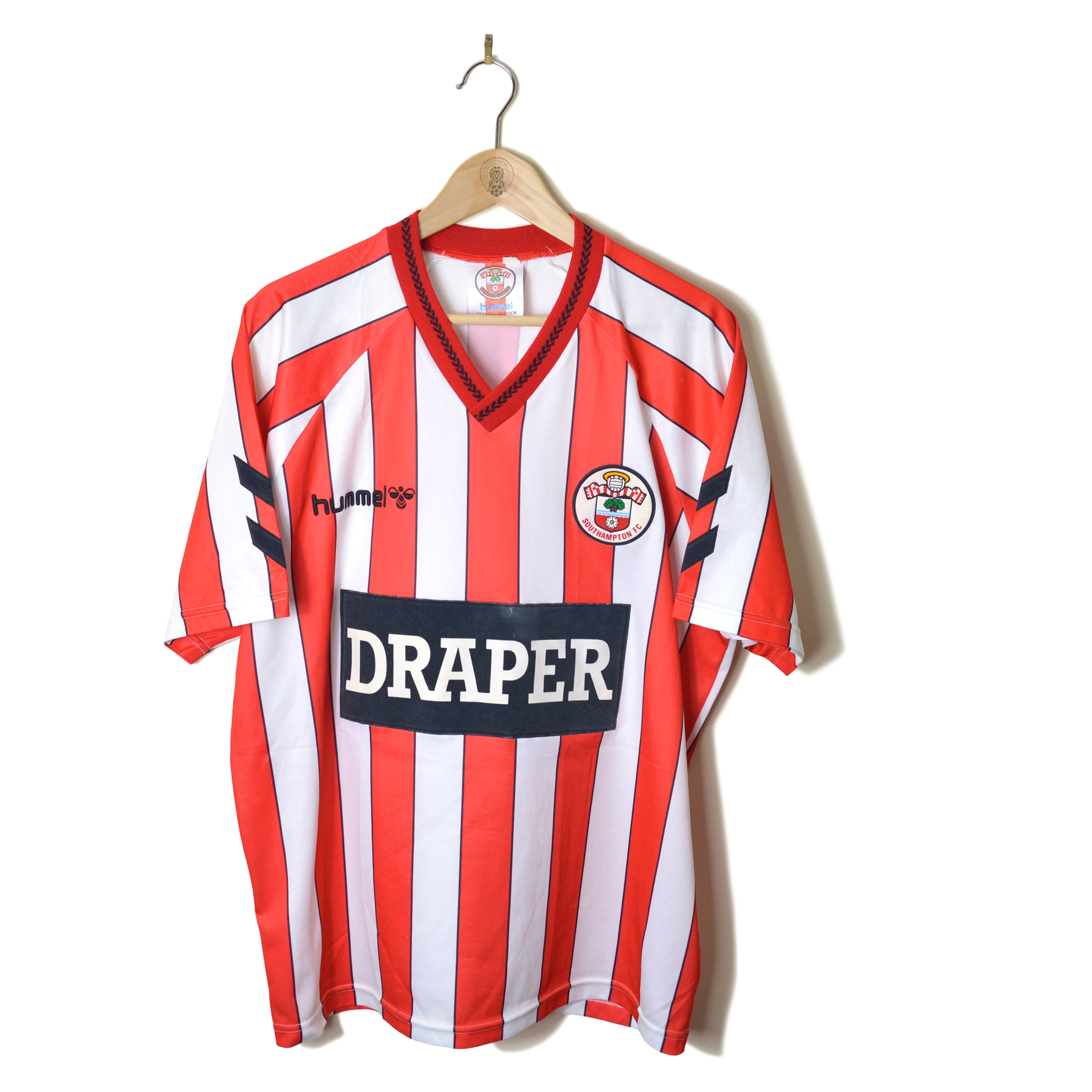 SOUTHAMPTON CLASSIC RETRO VINTAGE HOME FOOTBALL SHIRT SOCCER JERSEY 1989 1990 1991 HUMMEL DRAPER TOOLS HUMMEL