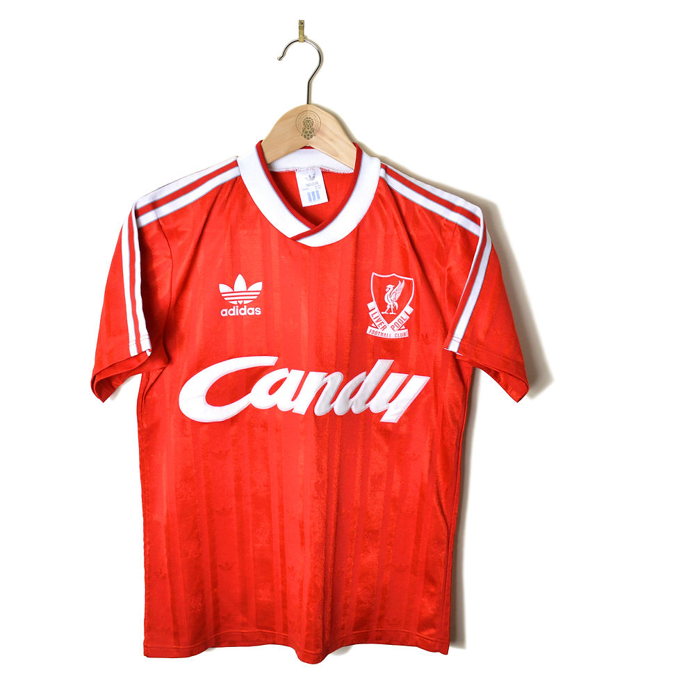 LIVERPOOL CLASSIC RETRO VINTAGE HOME FOOTBALL SHIRT SOCCER JERSEY 1988 1989 ADIDAS CANDY