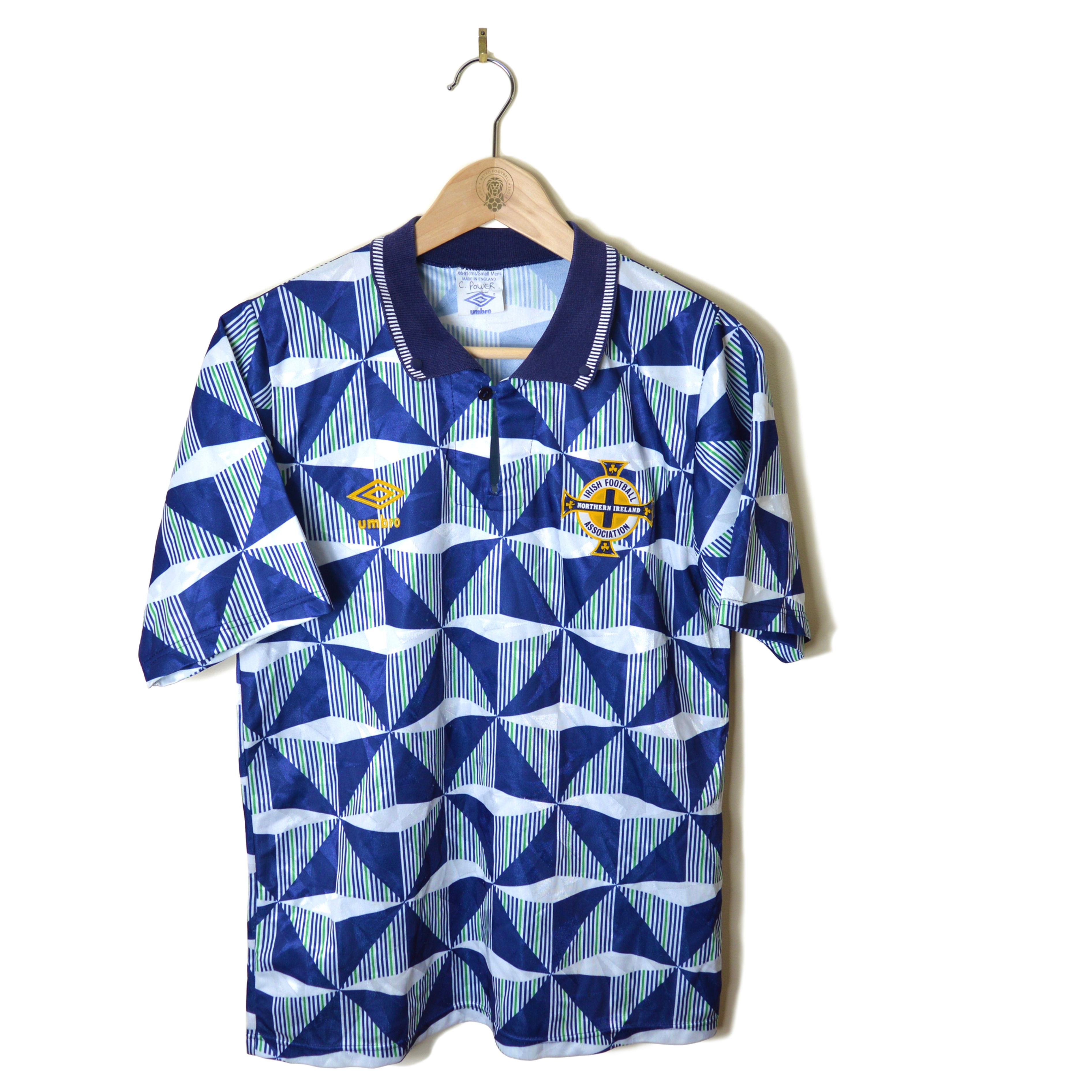 NORTHERN IRELAND CLASSIC RETRO VINTAGE AWAY FOOTBALL SHIRT SOCCER JERSEY 1990 1991 1992 UMBRO
