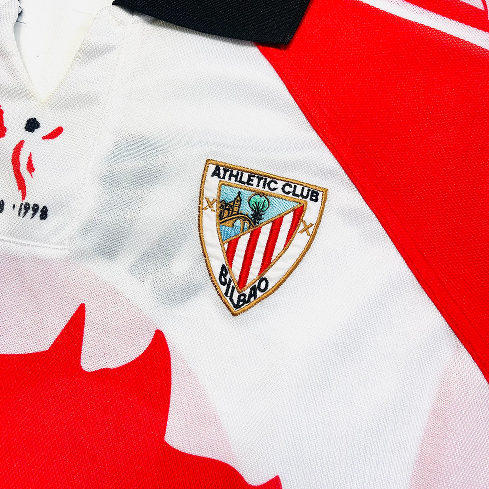 Thumbnail: ATHLETIC CLUB BILBAO CENTENARY FOOTBALL SHIRT 1997/98 #20 URZAIZ