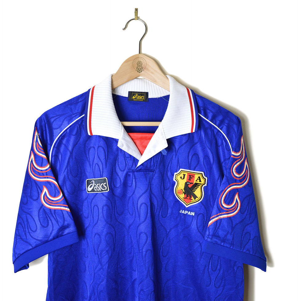 JAPAN CLASSIC RETRO VINTAGE HOME FOOTBALL SHIRT SOCCER JERSEY 1998 1999 ASICS WORLD CUP 98