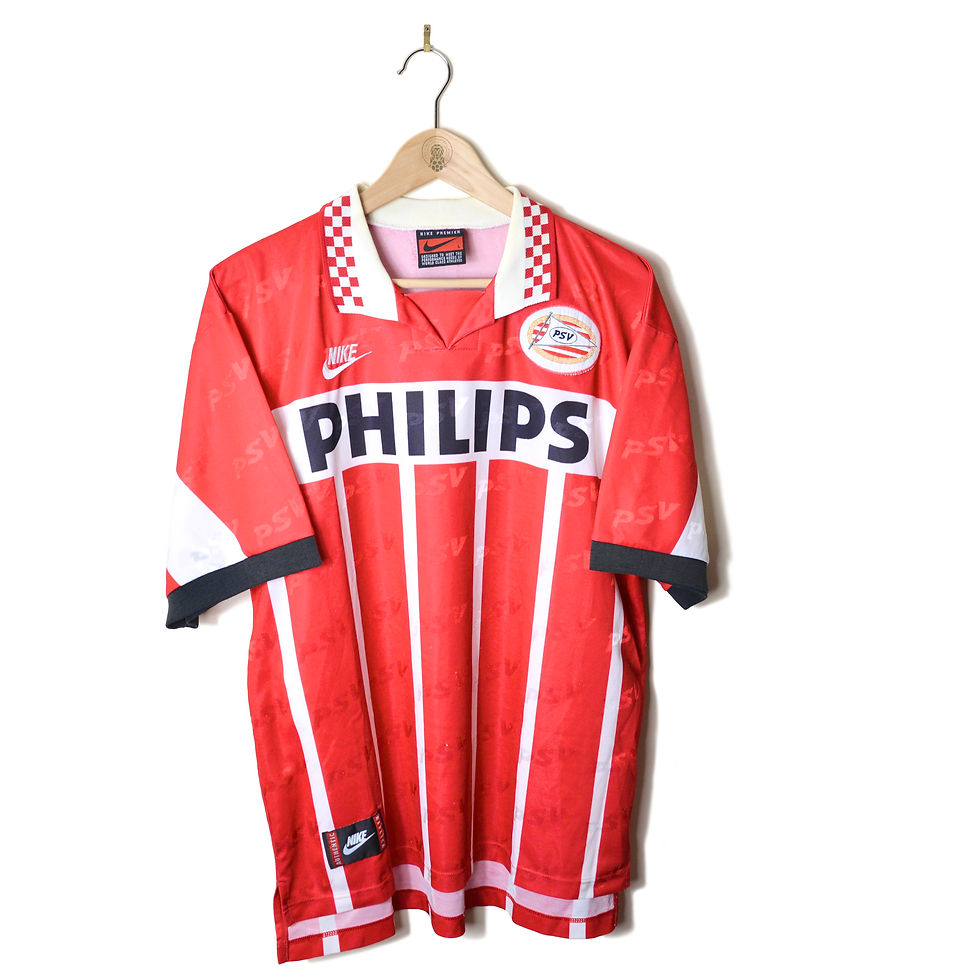 PSV EINDHOVEN CLASSIC RETRO VINTAGE HOME FOOTBALL SHIRT SOCCER JERSEY 1995 1996 NIKE PHILIPS 90'S