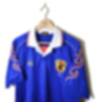 Thumbnail: JAPAN CLASSIC RETRO VINTAGE HOME FOOTBALL SHIRT SOCCER JERSEY 1998 1999 ASICS WORLD CUP 98