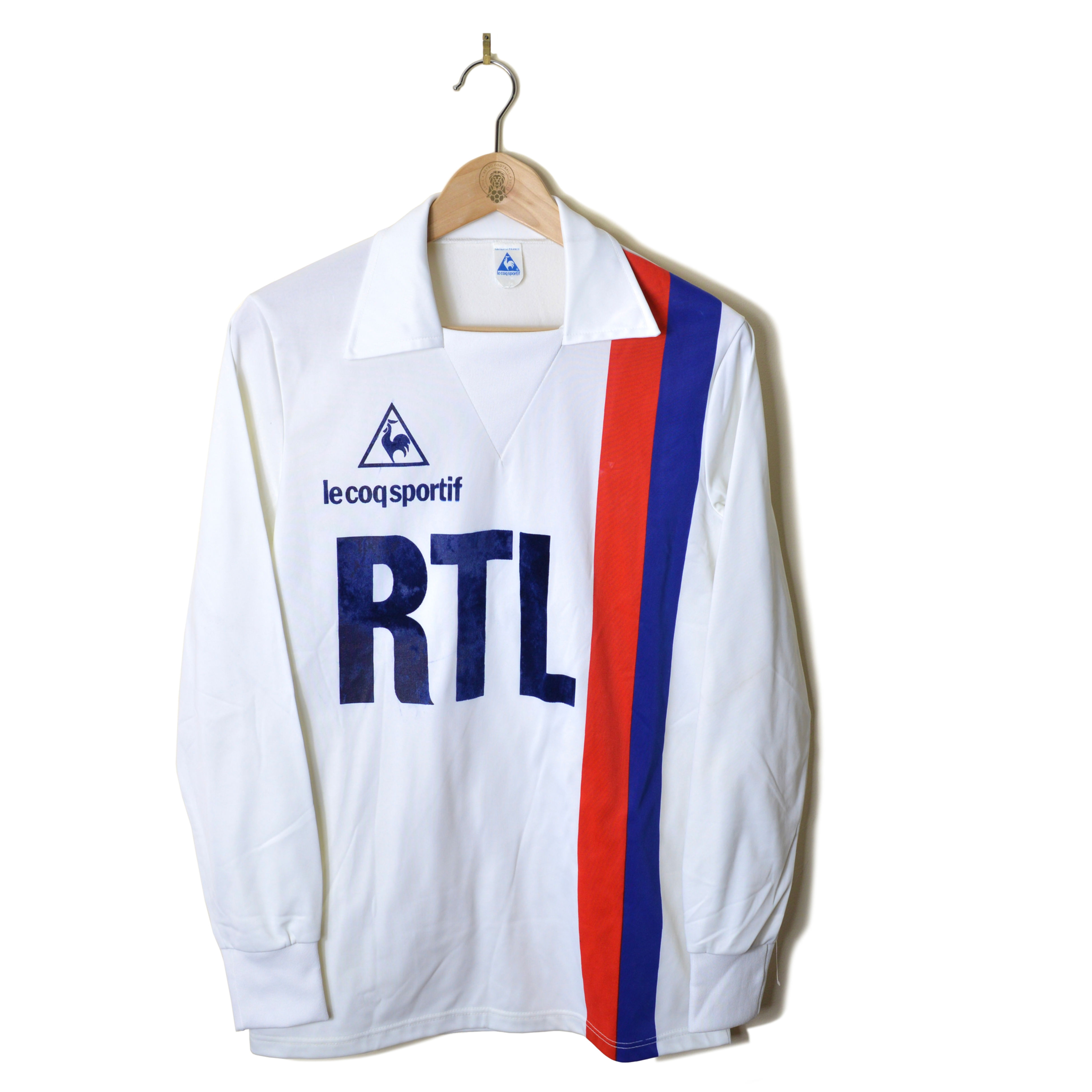 PARIS SAINT-GERMAIN PSG HOME FOOTBALL SHIRT SOCCER JERSEY 1982 1983 1984 1985 LE COQ SPORTIF RTL