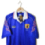 JAPAN VINTAGE HOME FOOTBALL SHIRT SOCCER JERSEY 1998 1999 ASICS FLAMES WORLD CUP 98 BNWT BRAND NEW WITH TAGS DEAD STOCK
