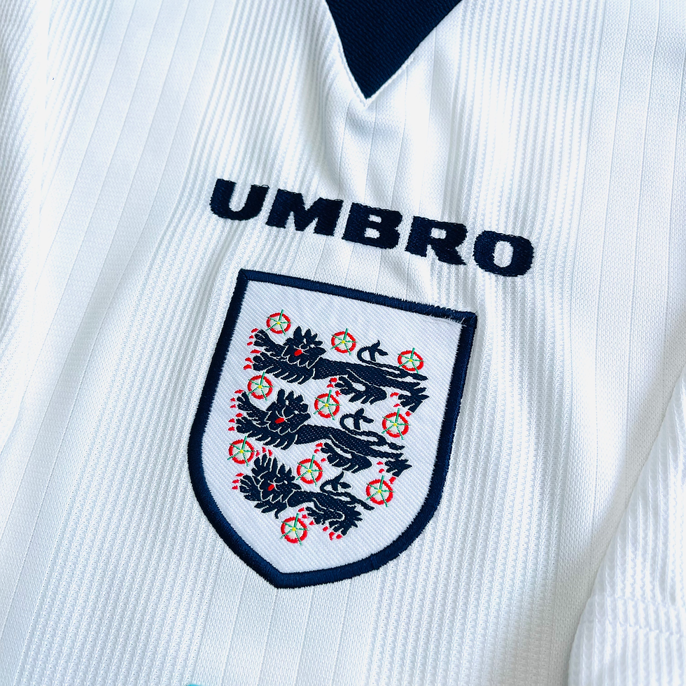 Thumbnail: ENGLAND HOME FOOTBALL SHIRT 1996/97 #9 SHEARER