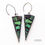 Thumbnail: Madagascar Sunset Moth Wing – Large Triangle Earrings