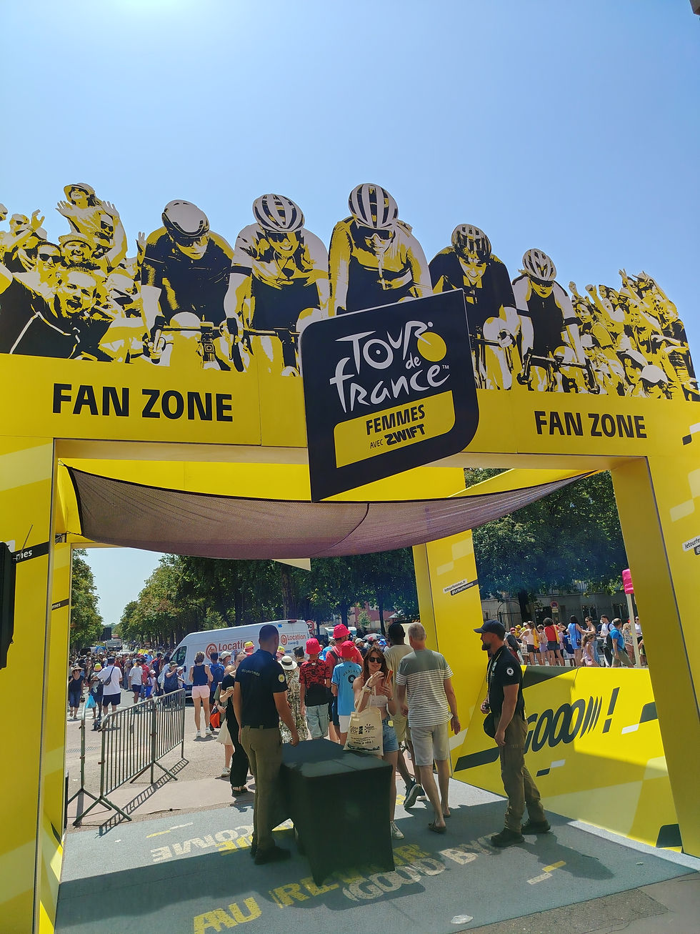 Animation sur la Fan Zone du Tour de France Femmes avec Zwift 2026