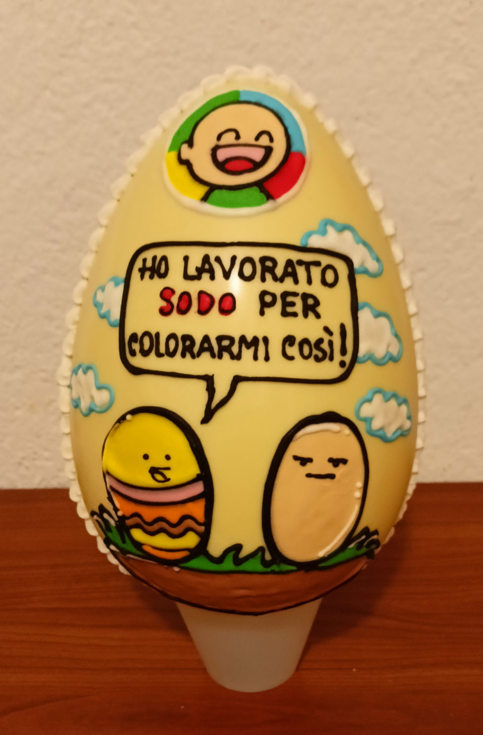 Uovo disegnato Pera Toons