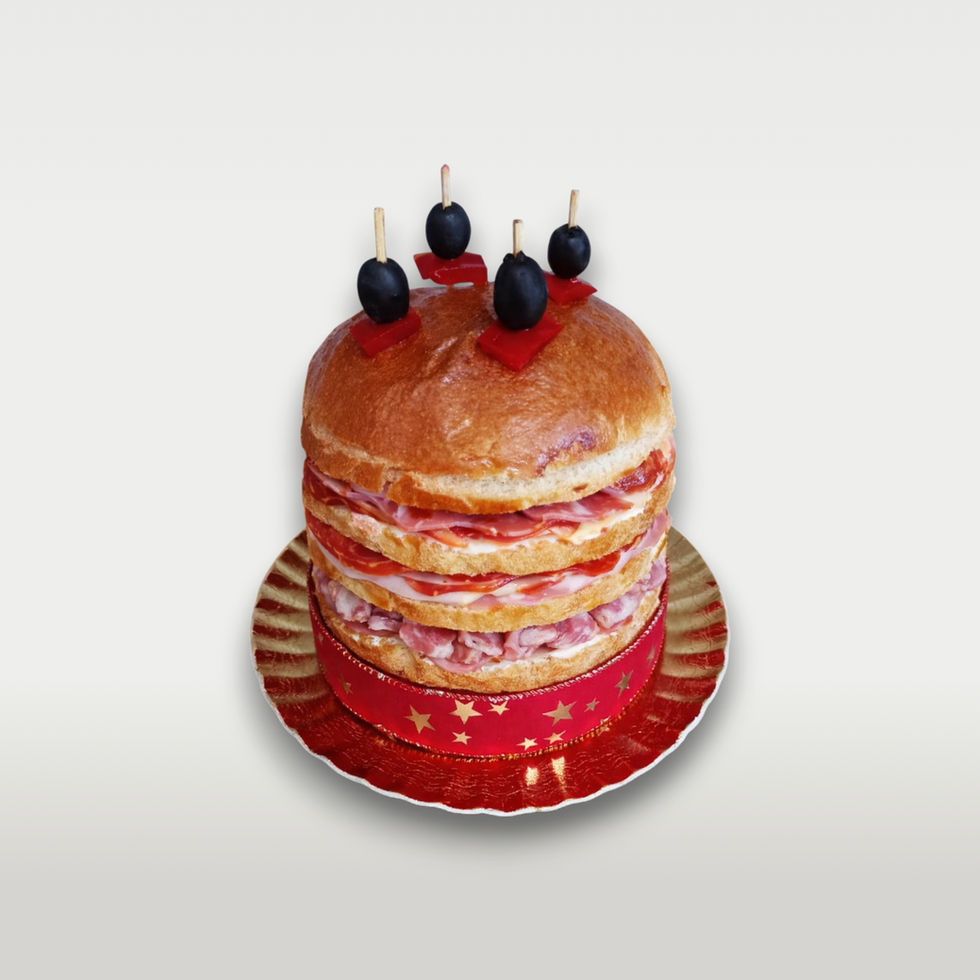 Panettone gastronomico ai salumi