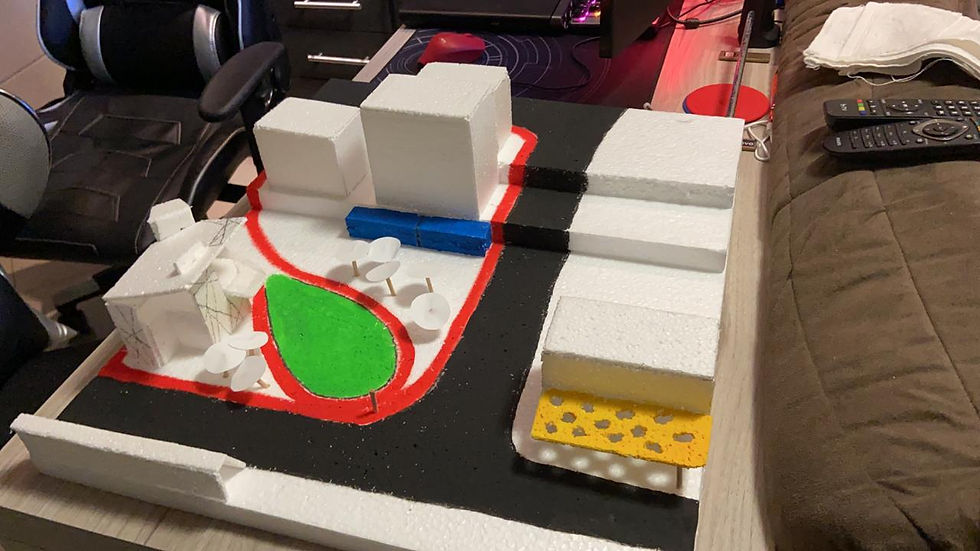 3° estudo de maquete