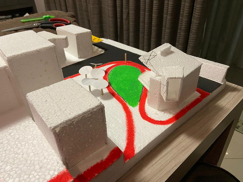 3° estudo de maquete