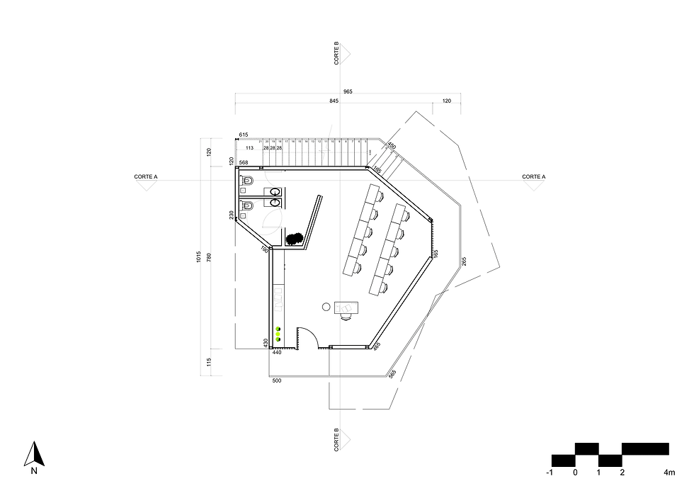 Planta Baixa - 1°pavimento