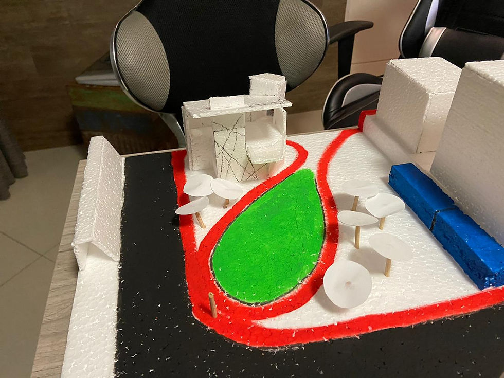 3° estudo de maquete