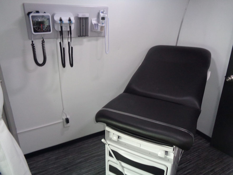 Mobile Medical Vehicle Exam Chair