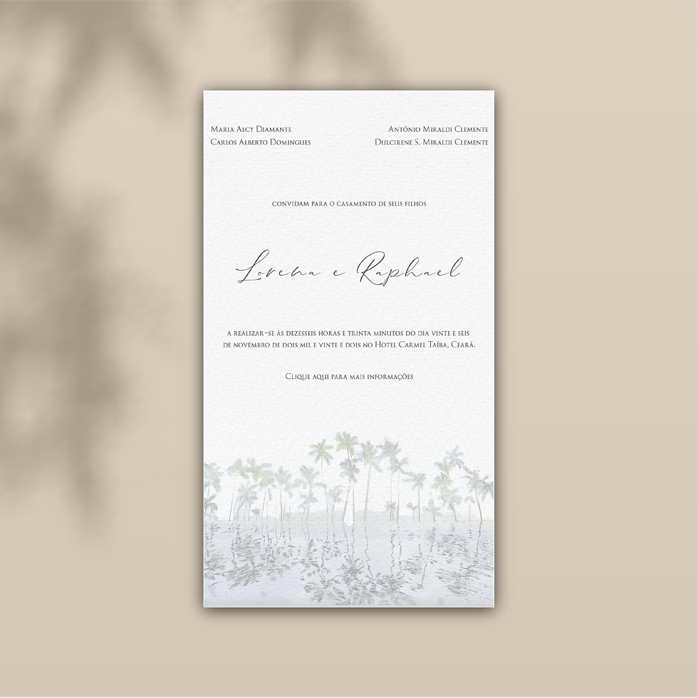 Thumbnail: Static digital artwork for save the date, invitation and announcement