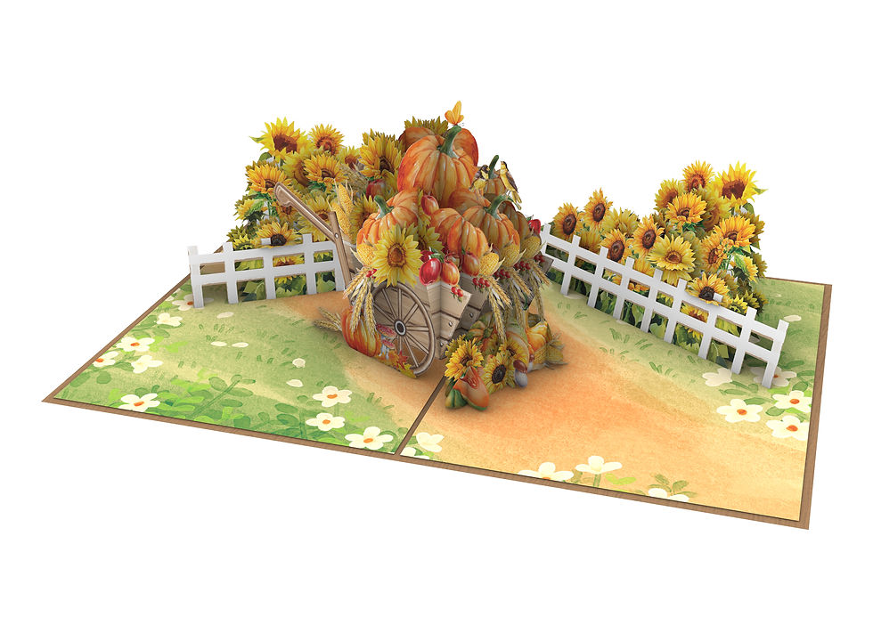 Thumbnail: PC1008 - Thanksgiving Harvest Popup Card