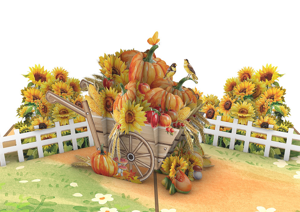 Thumbnail: PC1008 - Thanksgiving Harvest Popup Card