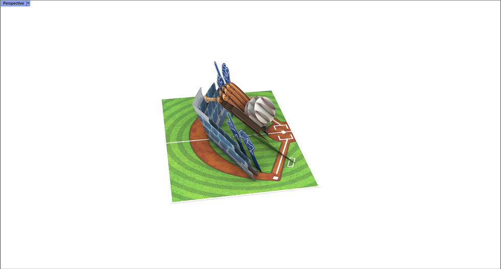 Thumbnail: PC1005 - Baseball Popup Card
