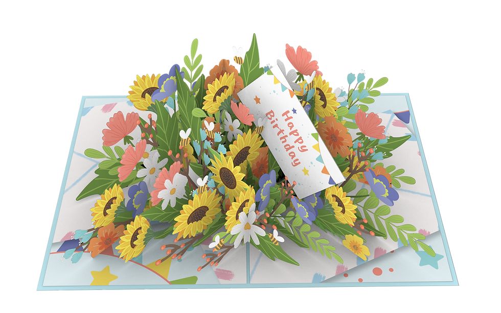 Thumbnail: PC1029 - Happy Birthday Popup Card