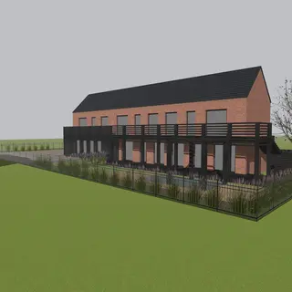 projekt budynku pensjonatu, projekt pensjonatu, projekt pensjonatu nad morzem, projekt budynku z pokojami gościnnymi, projekt hotelu nad morzem, architekt do projektu pensjonatu. pensjonat czerwona cegła., pensjonat nowoczesna stodoła, projekt budynku gościnnego, projekt nowoczesnego pensjonatu, projekt nowoczesnego budynku gościnnego