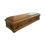 Thumbnail: Coffin Model American Style (Oak) – Rectangular, Double-Section Lid
