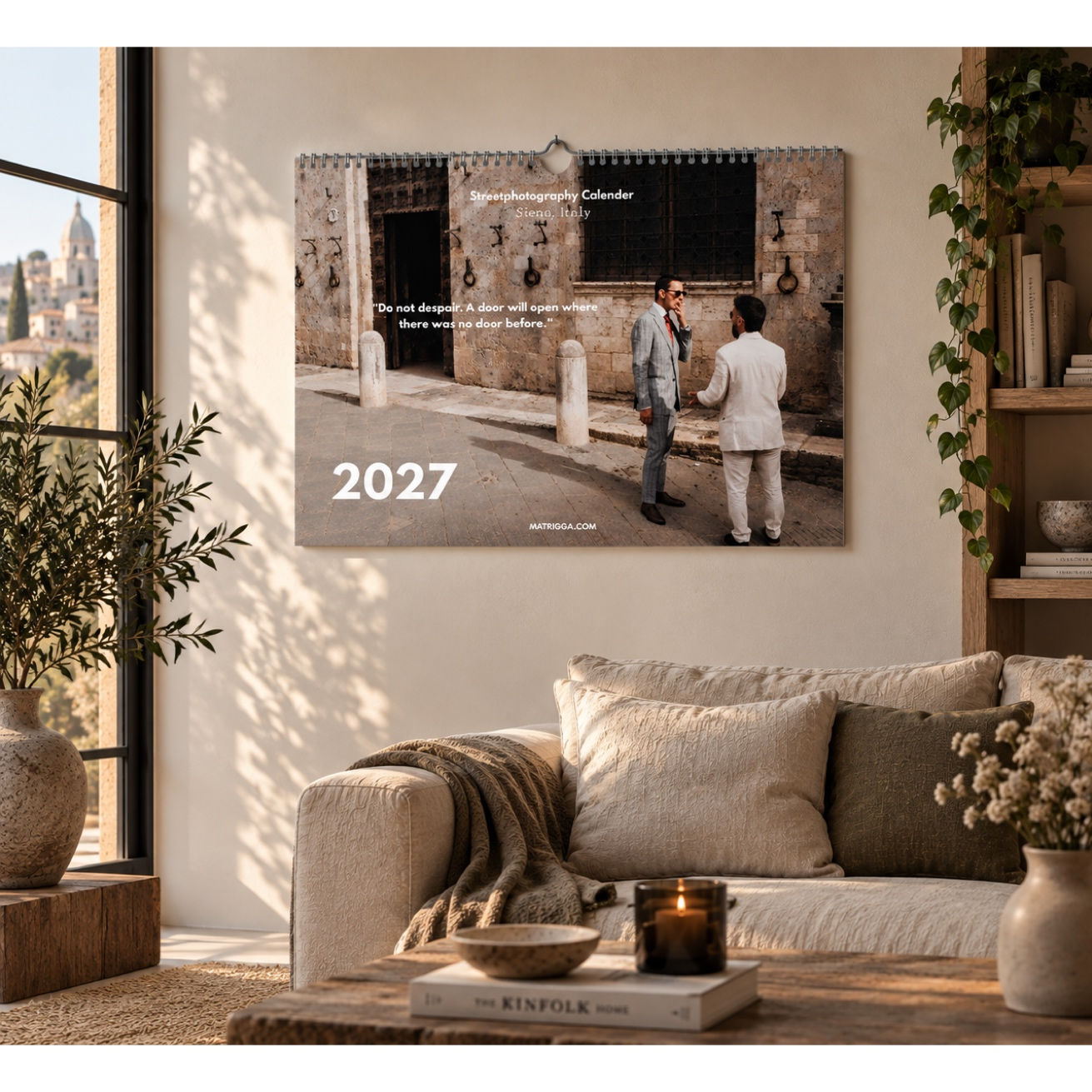 Jahreskalender 2027 - Siena Edition