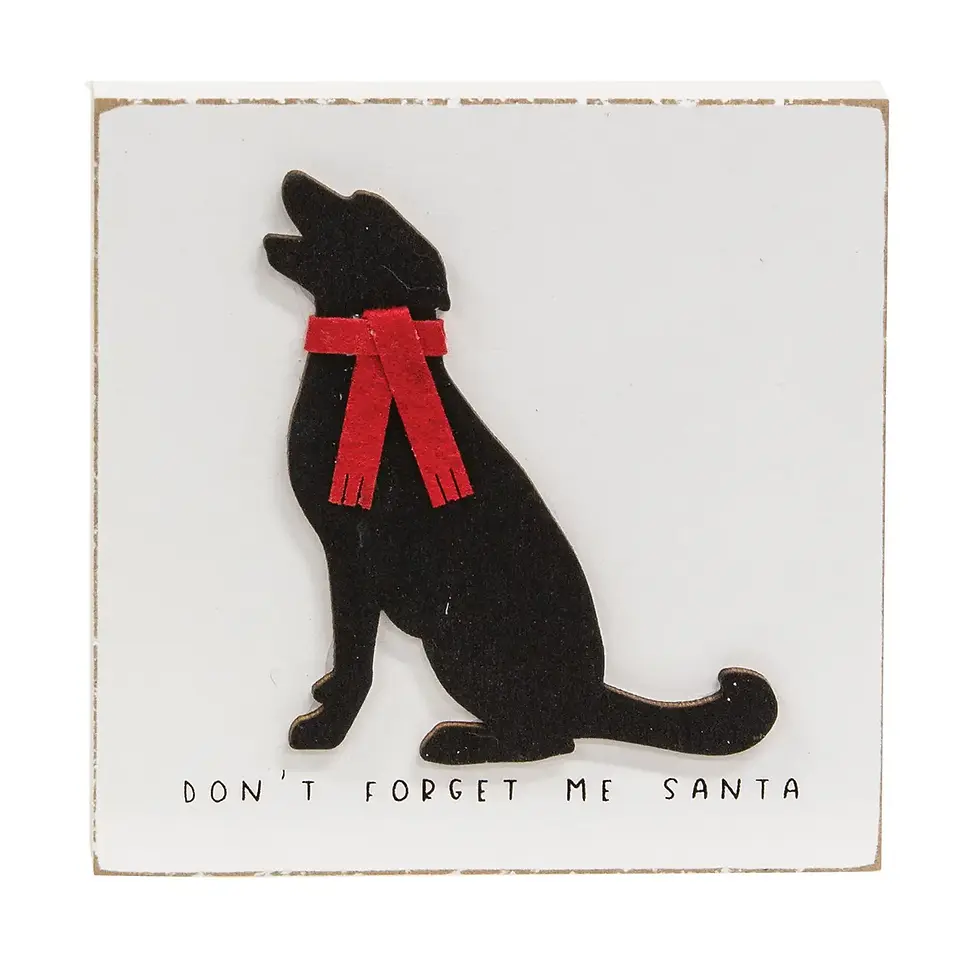 Don't Forget Me Santa - Shelf Sitter