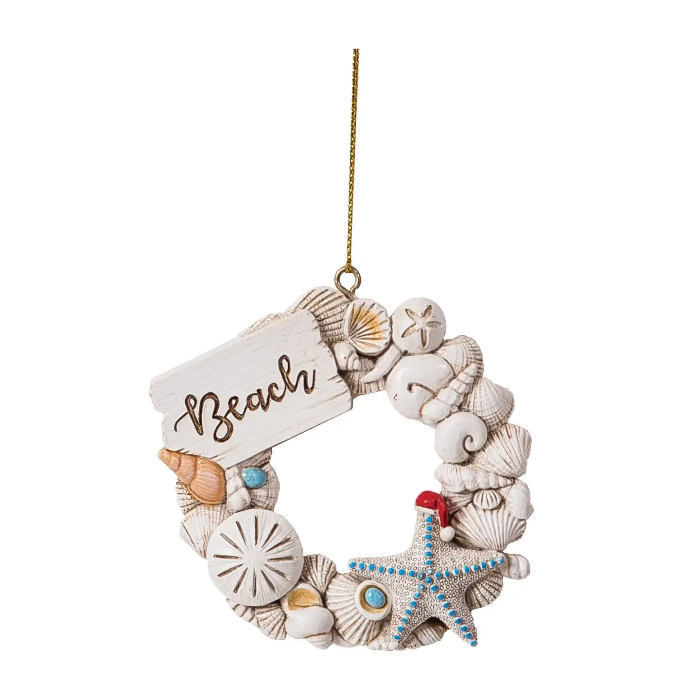 Coastal Wreath Ornament 