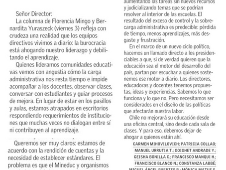 La burocracia en las aulas 