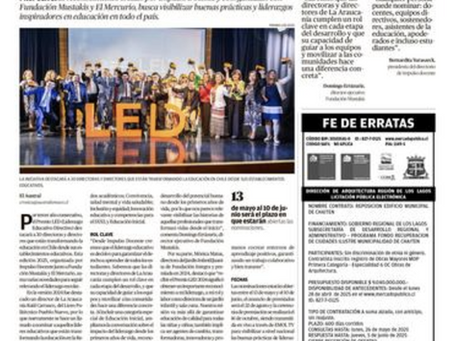 Premio LED 2025: Llaman a postular a destacados directores de colegios y jardines infantiles de La Araucanía.