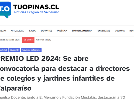 Se abre convocatoria para destacar a directores de colegios y jardines infantiles de Valparaíso