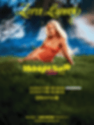 Zara Larsson lounges on grass in an orange dress on a Midnight Sun Tour 2026 poster, with Korean dates and Live Nation text.