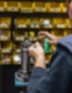 Machining taking place