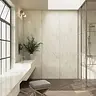 Bathroom with marble tiles