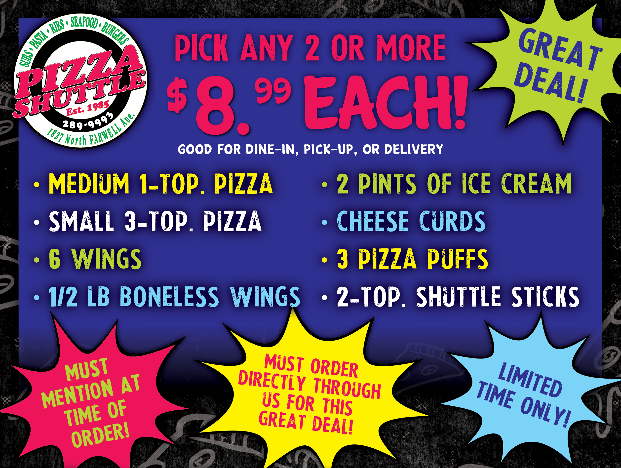 pizza shuttle pizza pizza shuttle pizza