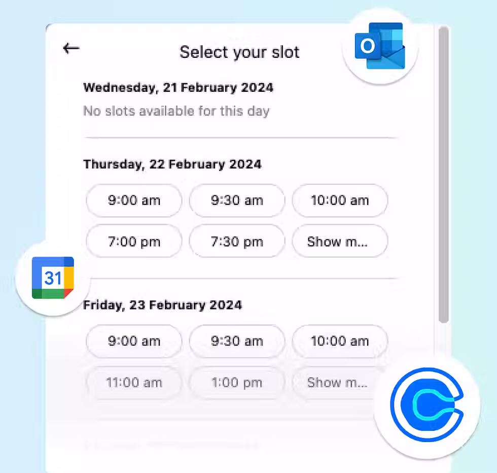 calendar integration