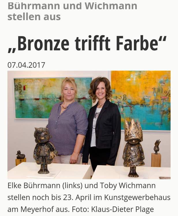 Bronze trifft Farbe