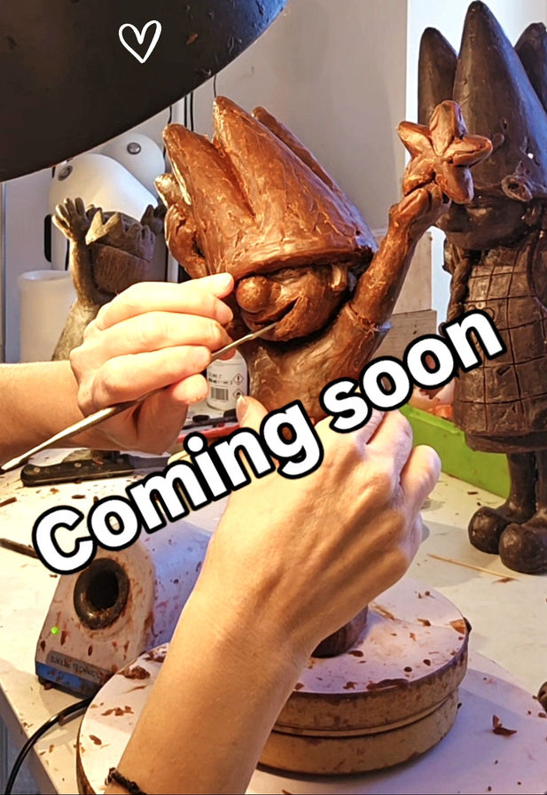 Demnächst gibt's zwei neue Bronzeschnuggis in der größeren Ausführung (28 cm). Sie sind echt richtig, richtig schöööön geworden und ich freue mich schon sehr auf die beiden :-))