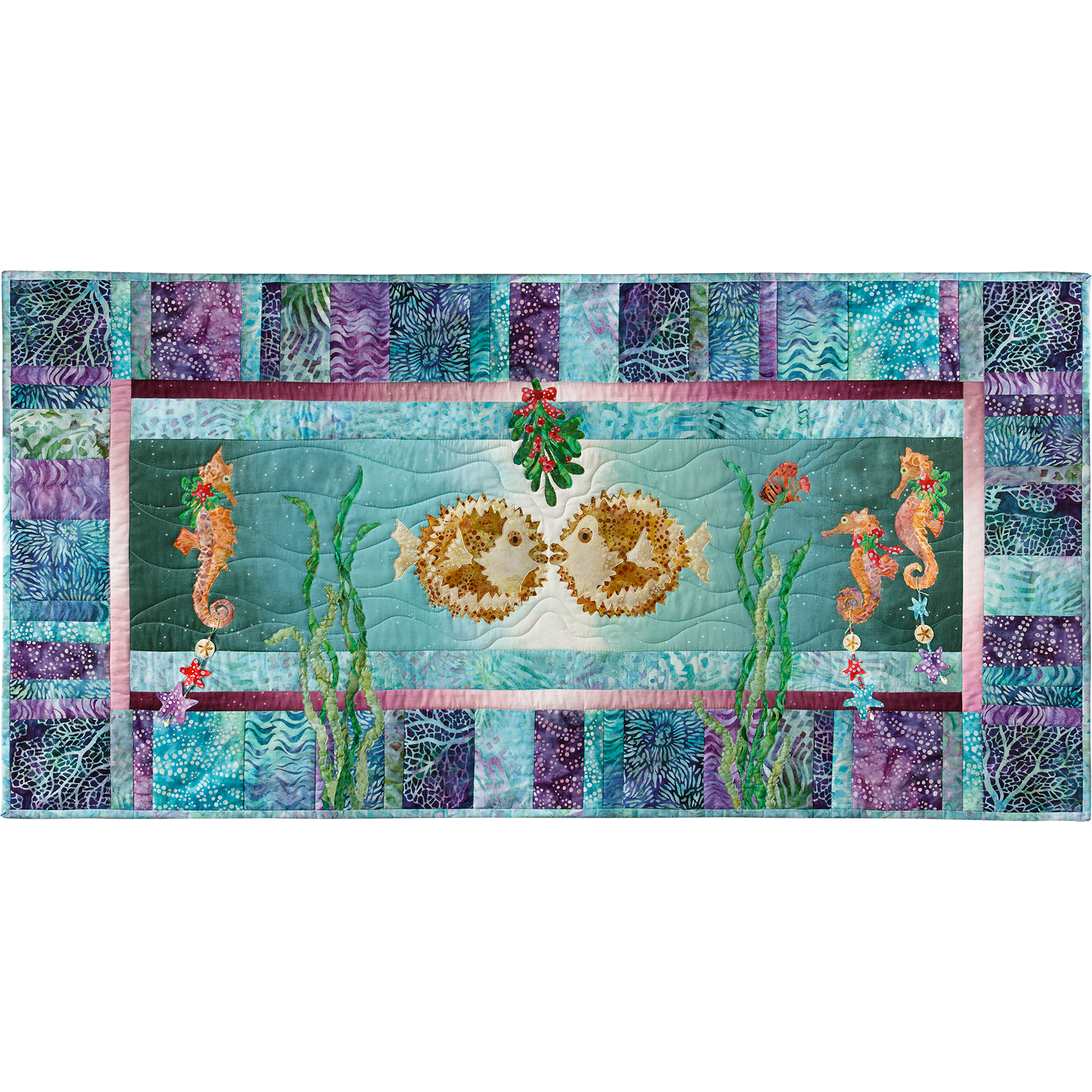 Deep Below with Mistletoe! Applique Pattern